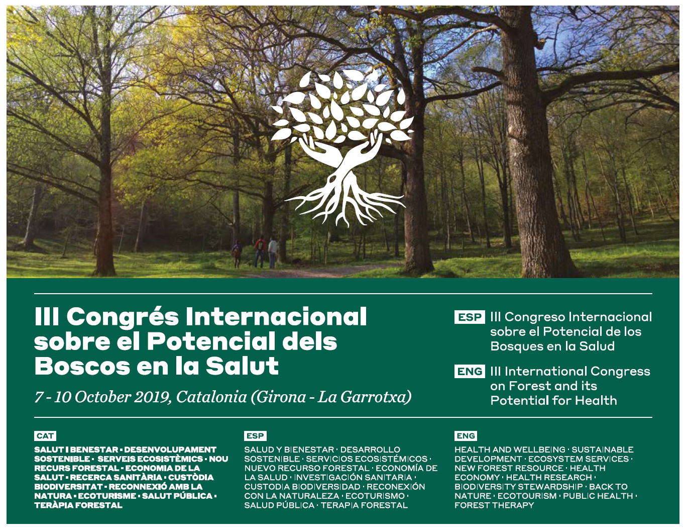 Congress2019: first confirmed speakers / early bird discount extendend until 31 de Juliol.